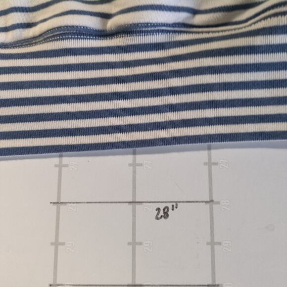 Gap Crewneck Sweater Womens L Sweatshirt White Striped Oversized Y2K Preppy - Picture 8 of 8